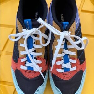 Merrell Women's Sneakers in Red, Blue, and Tan